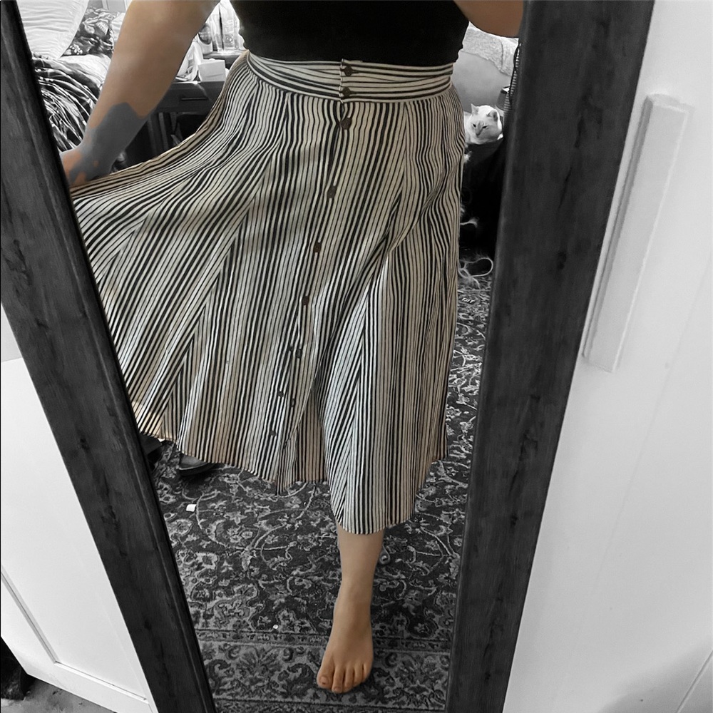Linen skirt stripes, target brand